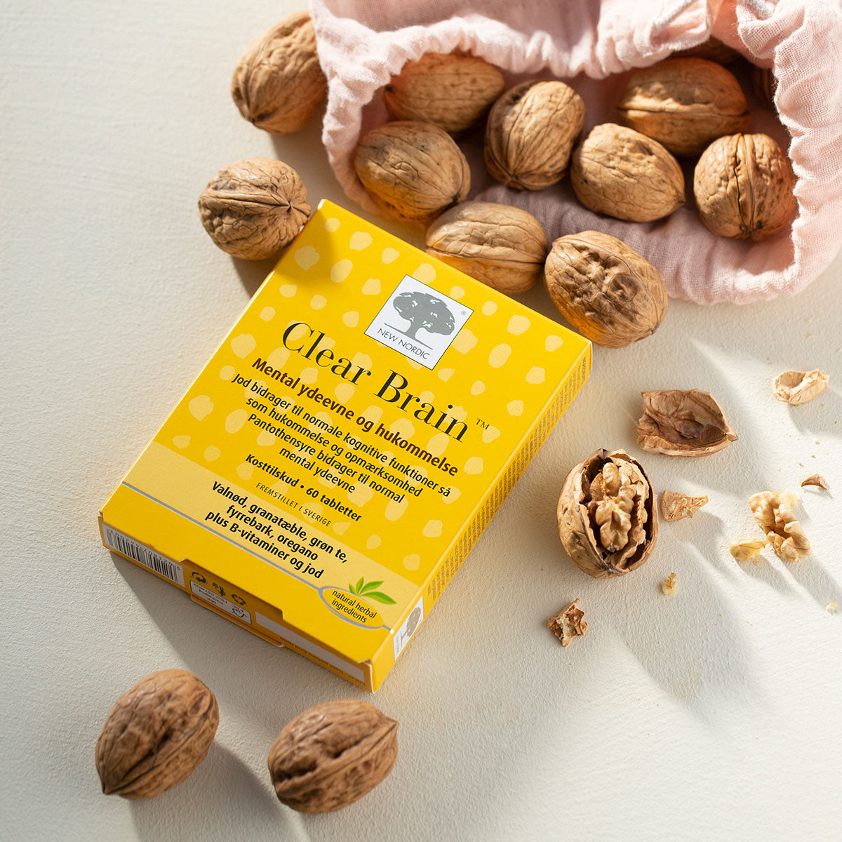 New Nordic Clear Brain | 60 Tabl. fra New Nordic