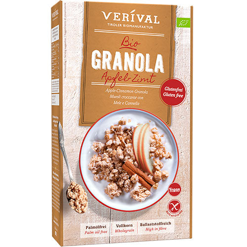 Granola Eple-Kanel Øko Glutenfri fra Verival