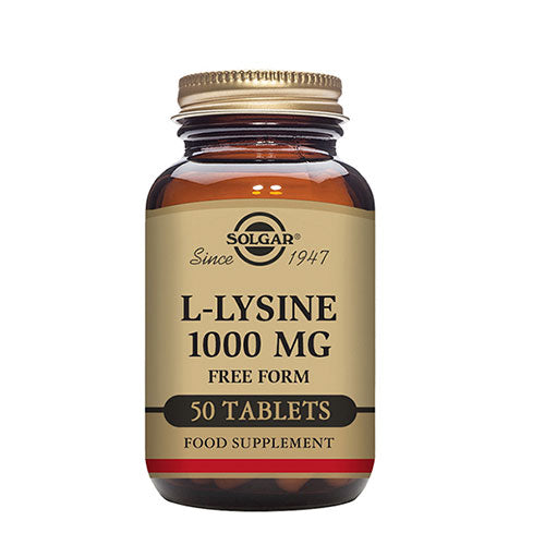 L-Lysin 1000 mg fra Solgar