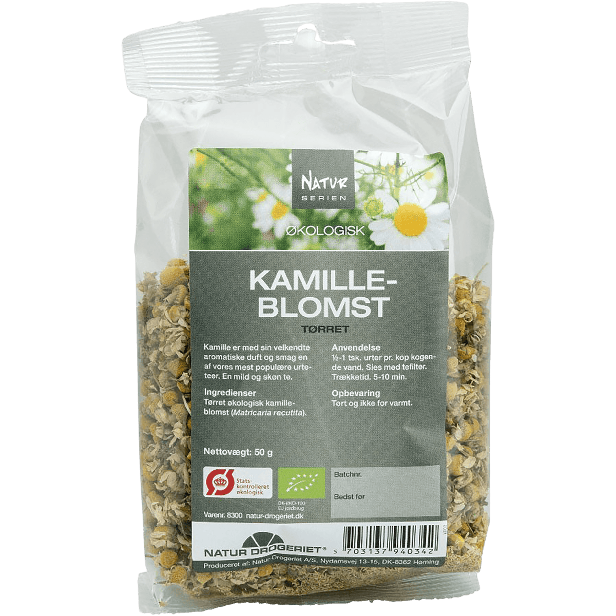 Natur-Drogeriet Kamilleblomst Økologisk | 50 g fra Natur-Drogeriet