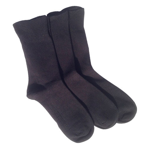 Bambussokker 3 Par Svart fra Bamboo Pro