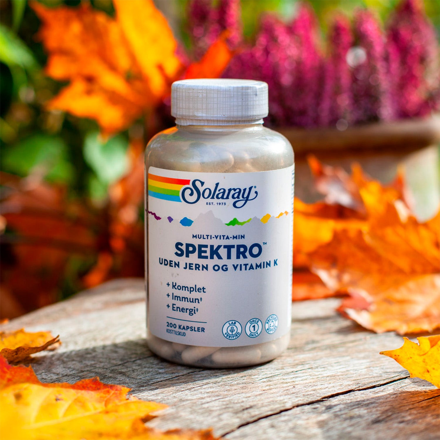 Spektro Multi-Vitamin uten jern og vit. K. fra Solaray