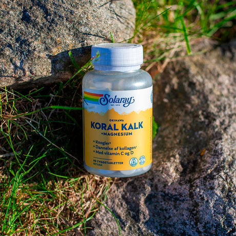 KoralKalk + Magnesium Tyggetablett fra Solaray
