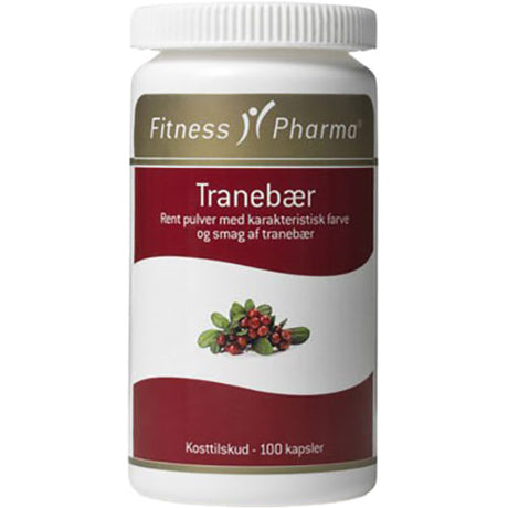 Tranebærkapsler fra Fitness Pharma