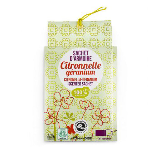 Scented Sachet Citronelle/geranium fra Aromandise