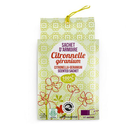 Scented Sachet Citronelle/geranium fra Aromandise