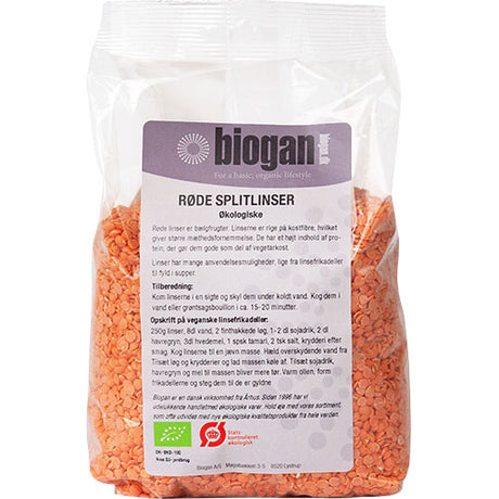 Økologiske Røde Linser fra Biogan