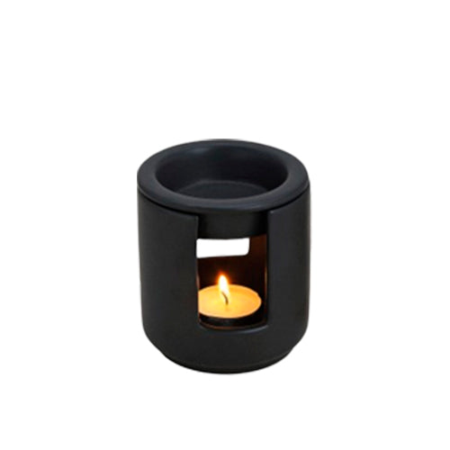 Duftlampe Clean Svart H: 10 Cm / B: 9 Cm fra Fischer Pure Nature