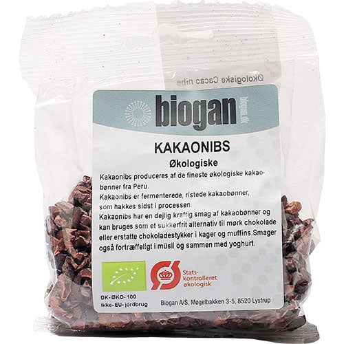 Biogan Kakaonibs Ø | 80 gr fra Biogan