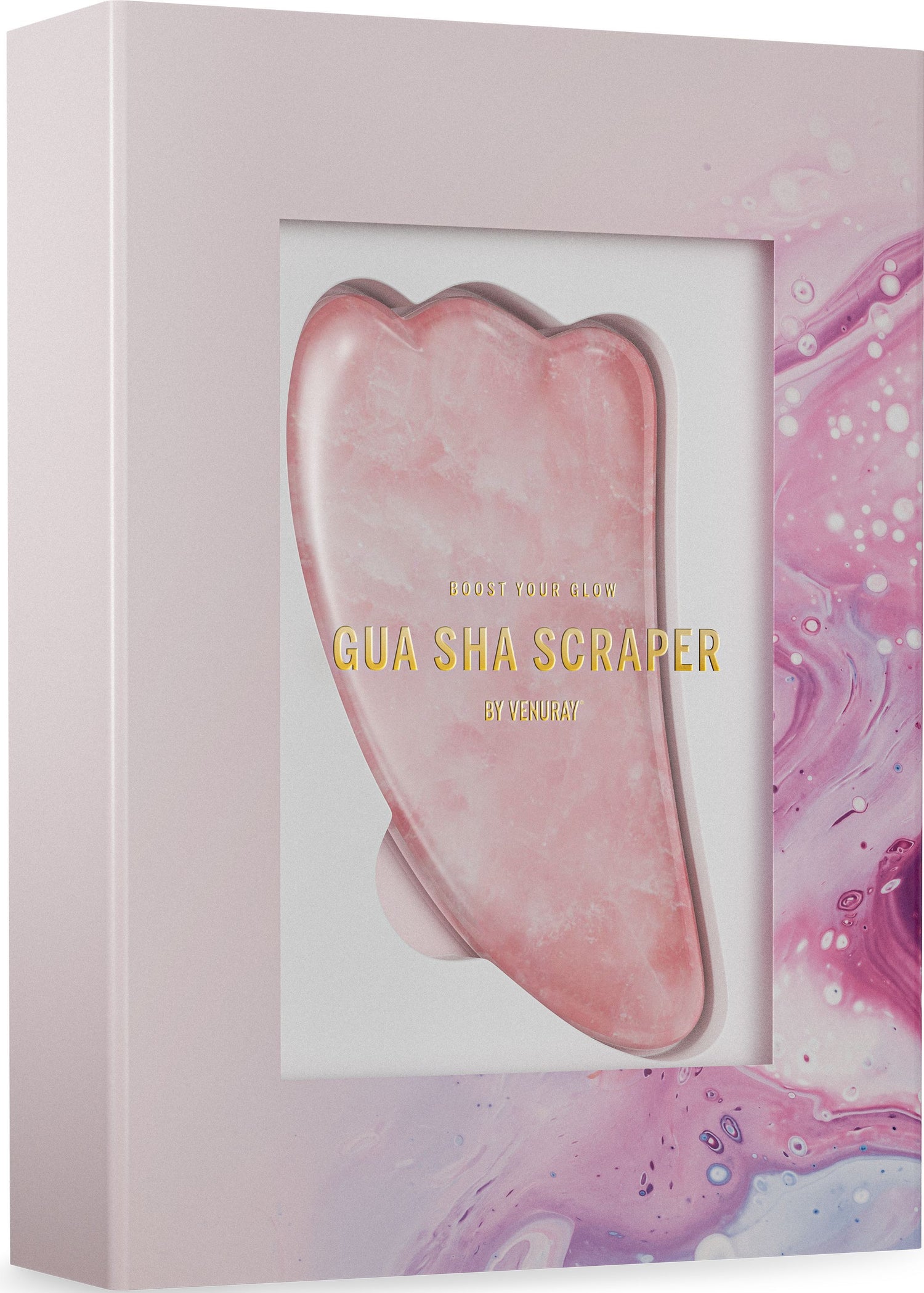 Gua Sha Stein - Rosa fra Venuray