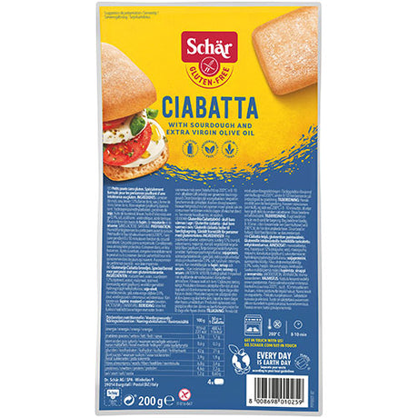 Schär Ciabatta | 200 gr fra Schär