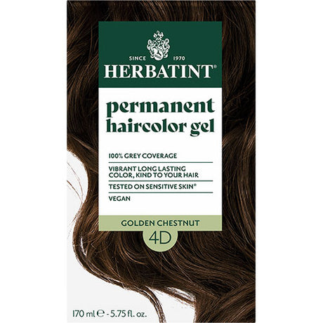 Herbatint Hårfarve 170 ML | 4D Golden Chestnut fra Herbatint