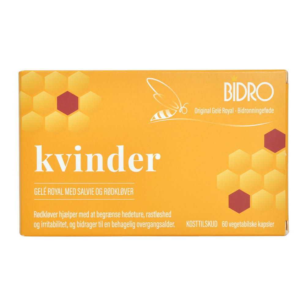 Kvinner vegetabilske kapsler (m. rødkløver)