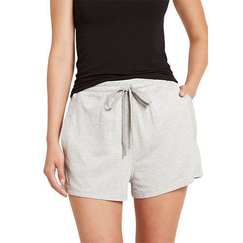 Boody Women´s Weekend Sweat Short Grey Marl | Str. Xl fra Boody