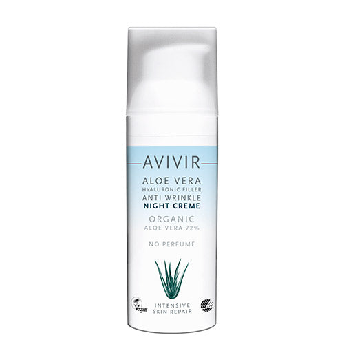 Aloe Vera Night Cream Anti Wrinkle fra Avivir