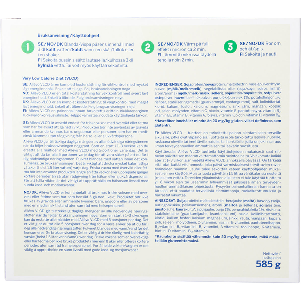 Allévo Suppe Potet/Løk VLCD fra Allevo