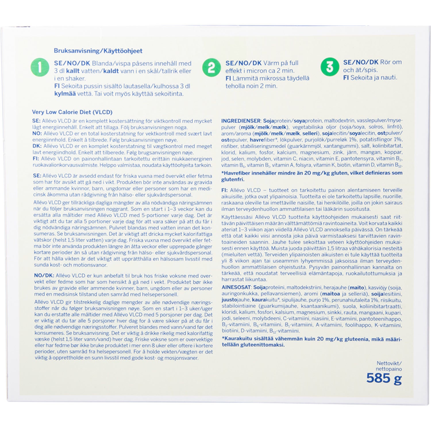 Allévo Suppe Potet/Løk VLCD fra Allevo