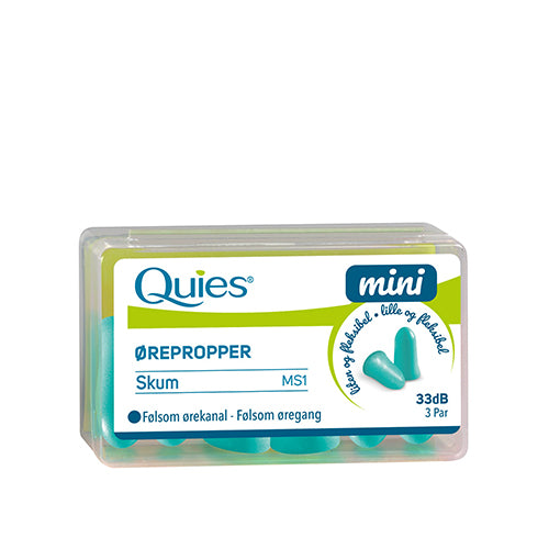 Quies Ørepropper Mini Skum 3 Par fra Quies
