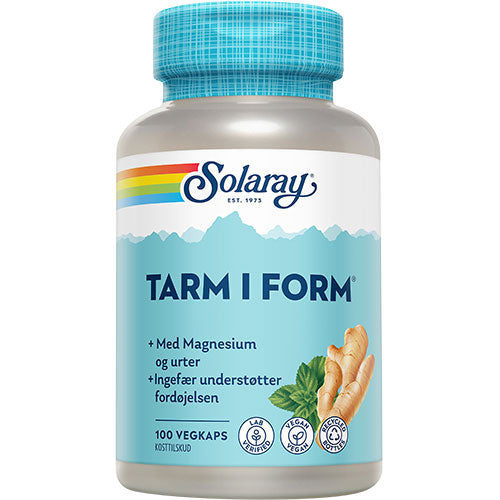 Solaray Tarm I Form | 100 kapsler fra Solaray