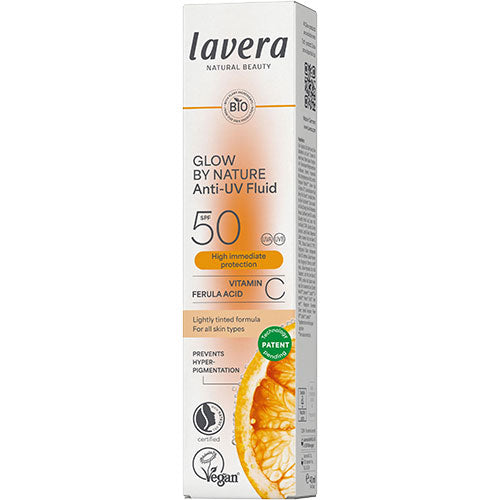 lavera Glow By Nature Anti-uv Fluid Spf50 | 40 ml fra lavera