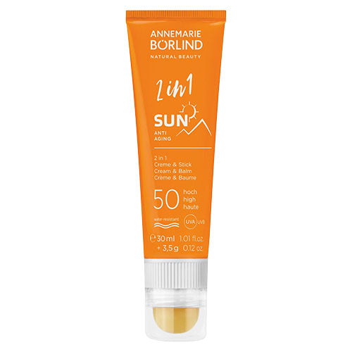 SOL 2-i-1 Krem & Stick anti-aldring SPF 50 fra Mecindo.no