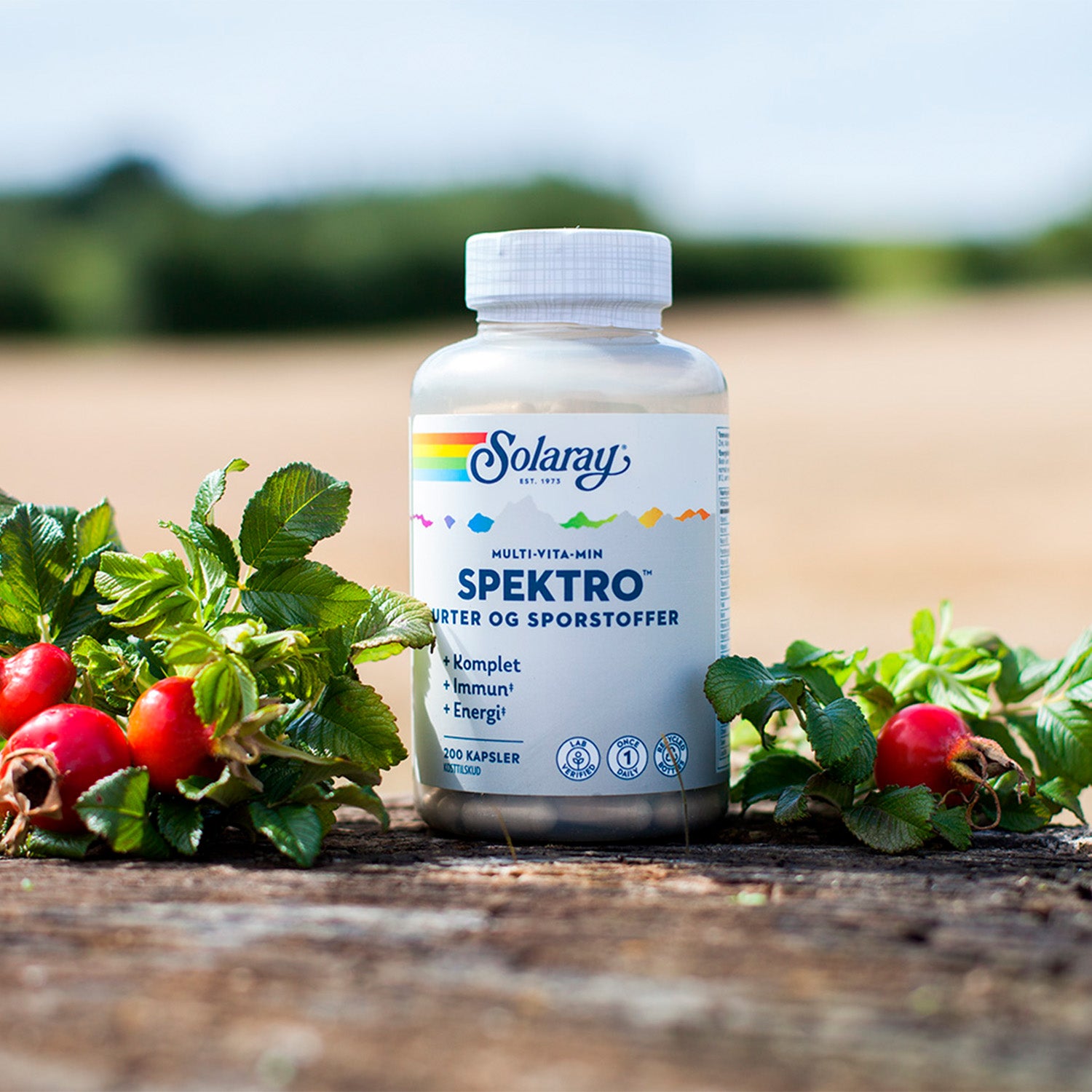 Spektro Multi-Vita-Min med Jern og K2 fra Solaray