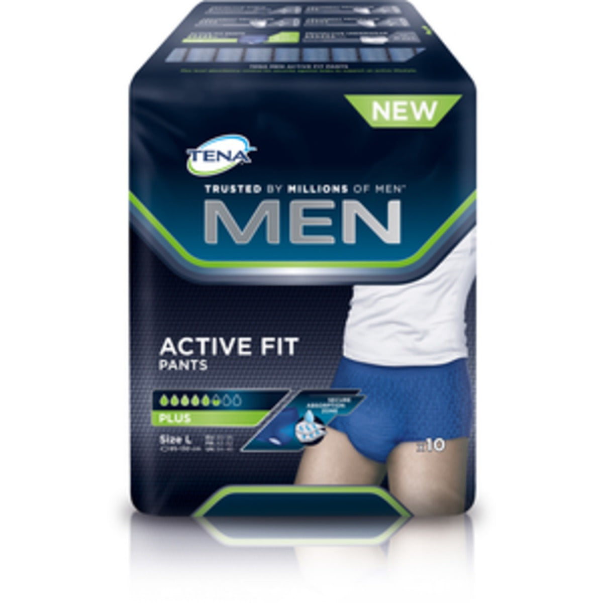 Men Active Fit Pants Plus - Large fra Tena