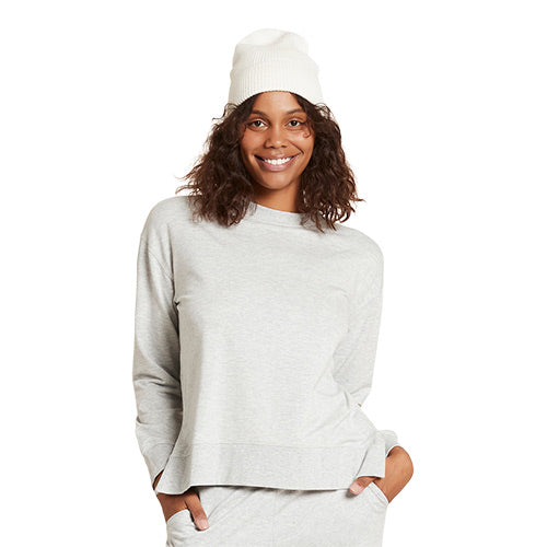 Boody Beanie Hue Ribbed Knit Hvid One-size fra Boody