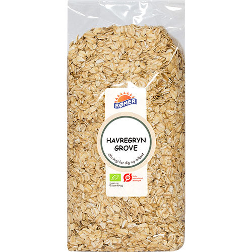 Grove Havregryn Økologisk fra Rømer