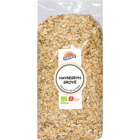 Grove Havregryn Økologisk fra Rømer