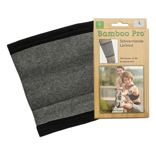 Bamboo Pro Lårbind Selvvarmende | Str. L fra Bamboo Pro