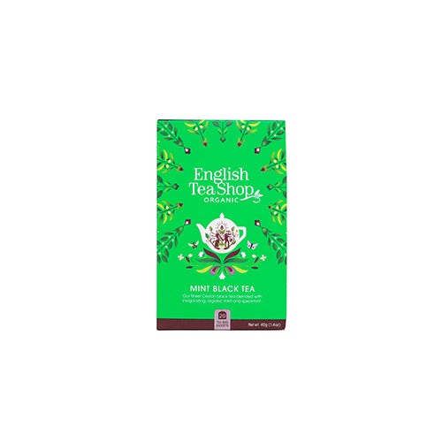 Mynte Svart te Øko fra English Tea Shop
