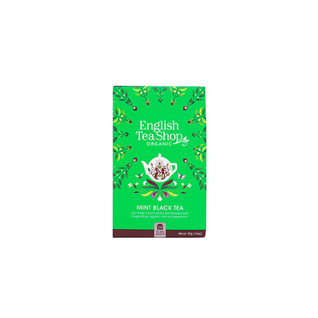 Mynte Svart te Øko fra English Tea Shop