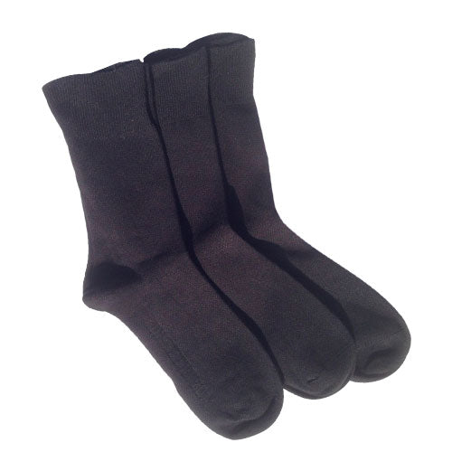 Bamboo Pro Strømper 3 Par Sort | Str. 42-46 fra Bamboo Pro