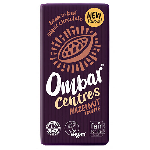 Sjokolade Hasselnøttetrøffelfyll Øko fra Ombar