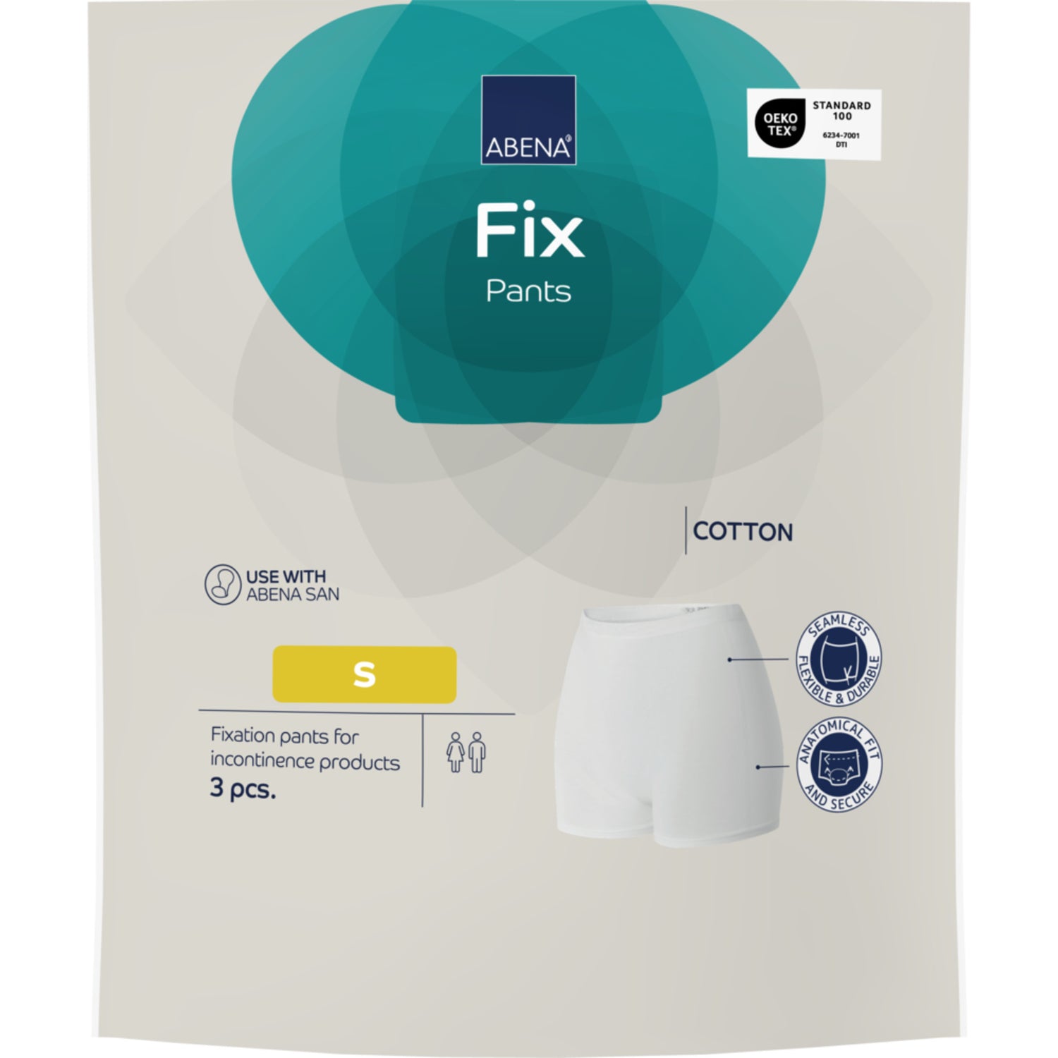 Fix Pants Fikseringsbukser Bomull, S med ben fra Abena