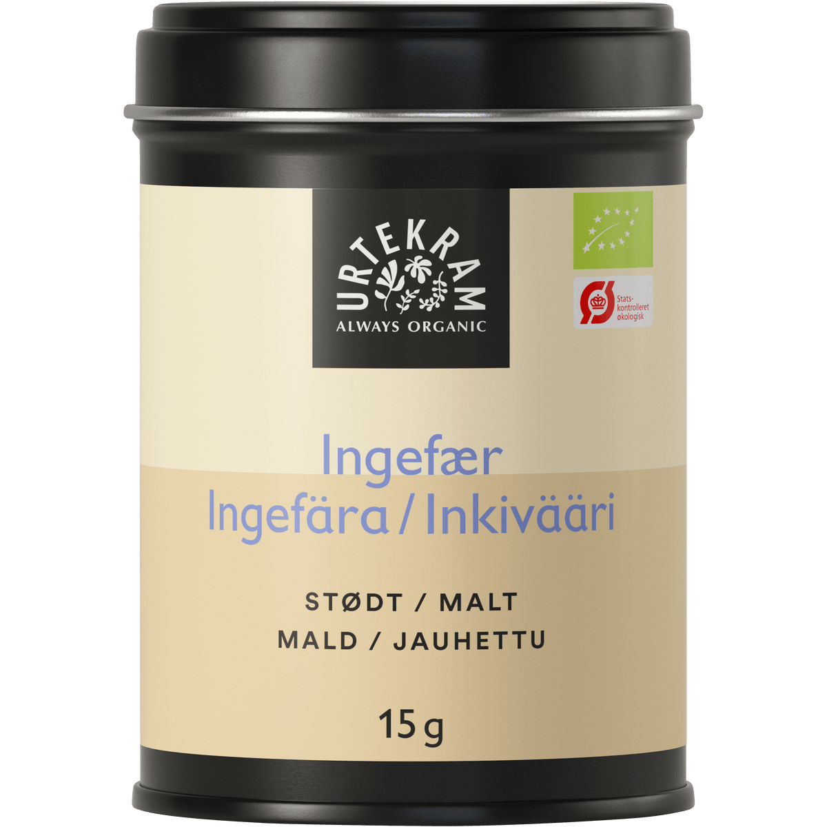 Urtekram Ingefær Økologisk | 15 g fra Urtekram