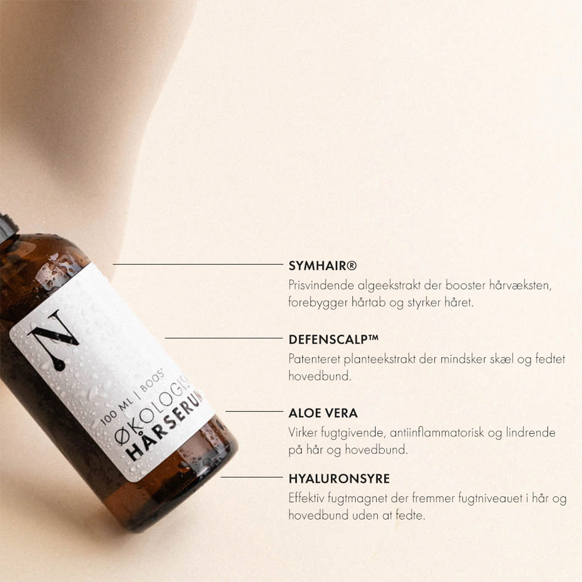 Naturligolie Økologisk Hårserum Boost | 100 ml fra Naturligolie