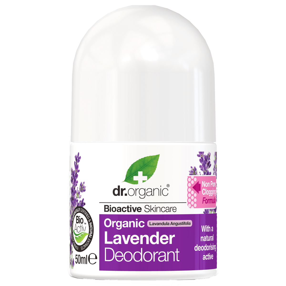 Dr. Organic Lavendel Deodorant | 50 ml fra Dr. Organic