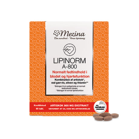 Mezina Lipinorm A-800 | 90 Tabl. fra Mezina