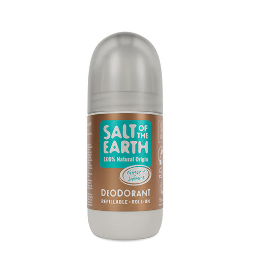 Salt of the earth Roll-on Deo (75 ml) | Ginger & Jasmine fra Salt of the earth