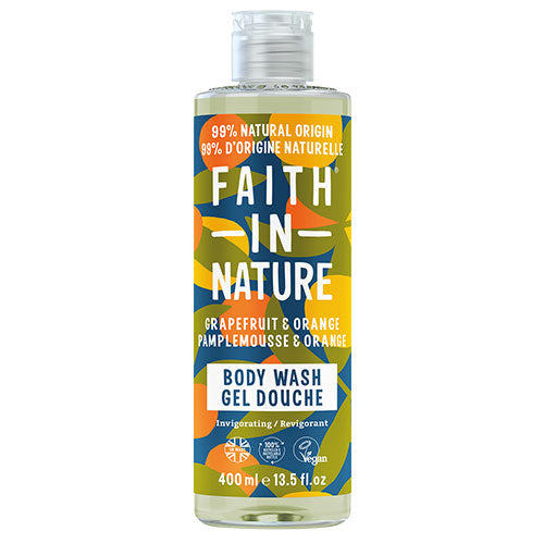 Grapefruit & Orange Shower Gel & Bath Foam fra Faith in Nature