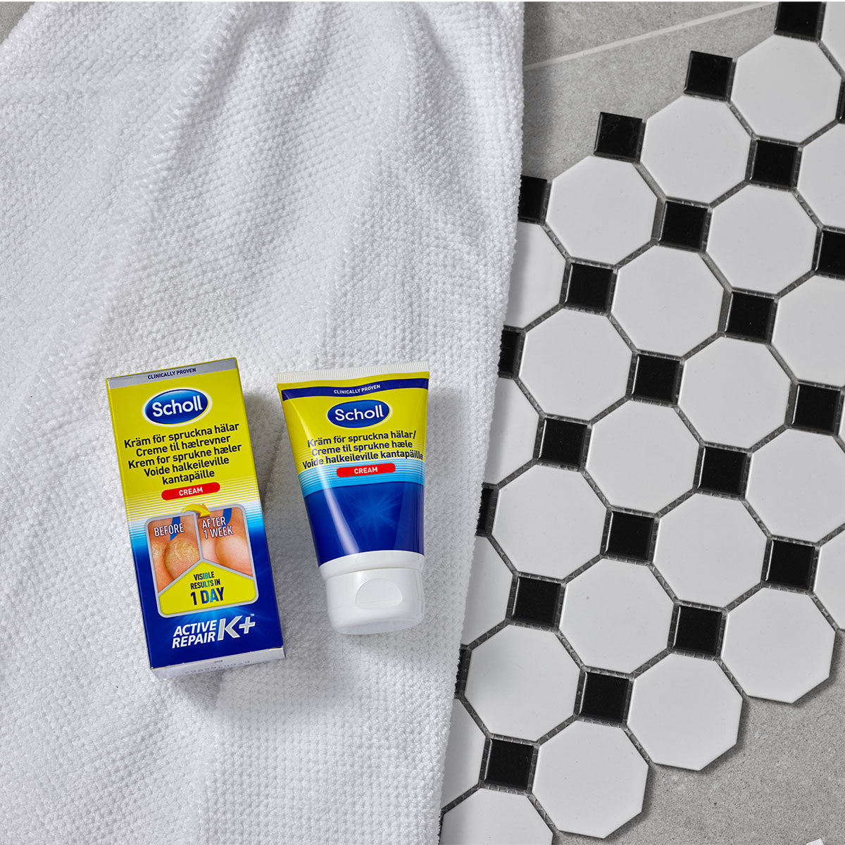 Cream for Heel Cracks Active Repair K+ fra Scholl