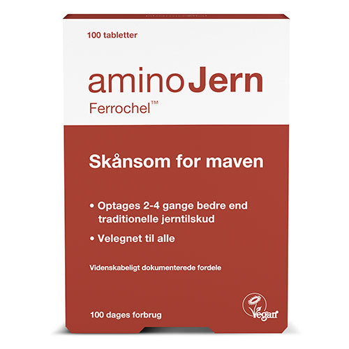 Amino Jern ? Skånsomme Jerntabletter fra aminoJern