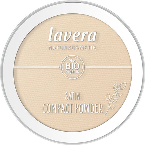 lavera Satin Compact Powder (9.5 gr) | Medium 02 fra lavera