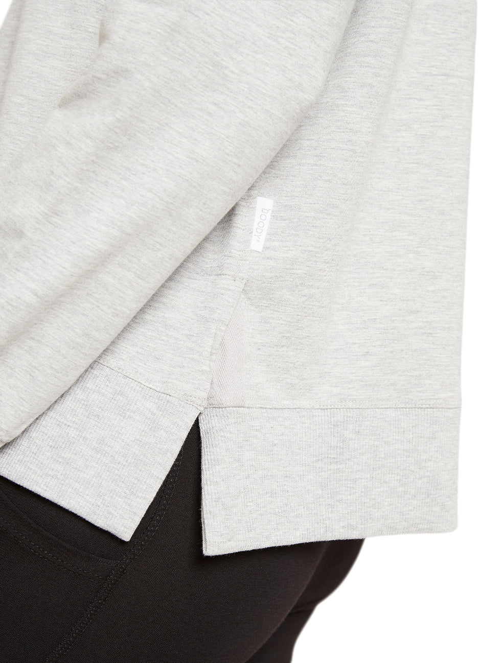 Boody Women´s Weekend Crew Pullover Grey Marl | Str. S fra Boody