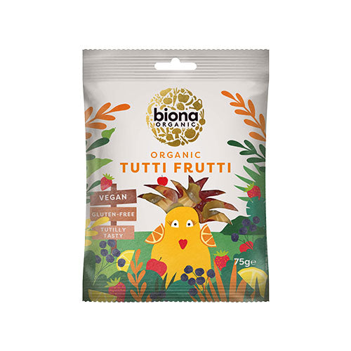 Biona Organic Vingummi Tutti Frutti Økologisk | 75 gr fra Biona Organic