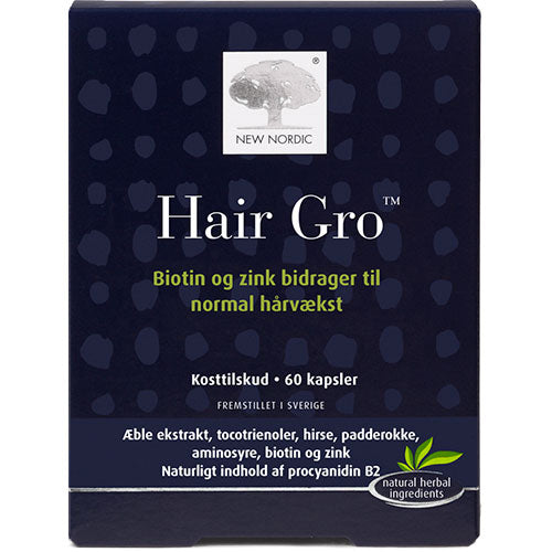New Nordic Hair Gro | 60 kapsler fra New Nordic