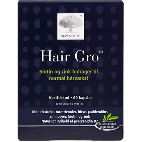 New Nordic Hair Gro | 60 kapsler fra New Nordic