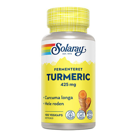 Gurkemeie Fermentert fra Solaray